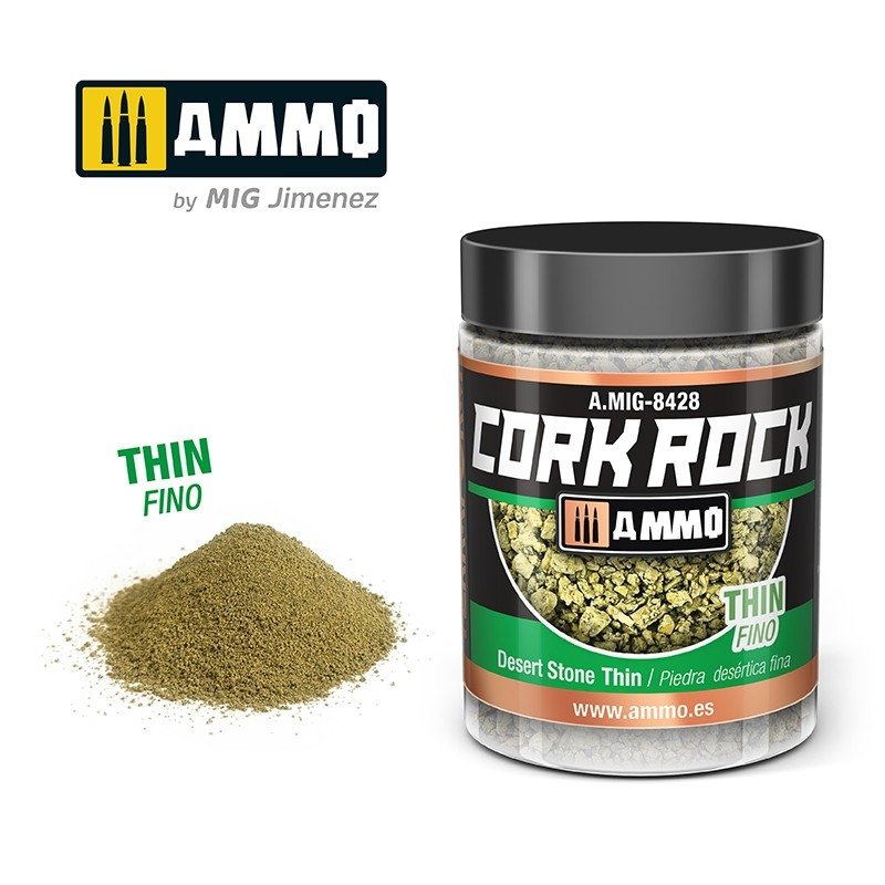 AMMO de Mig Jimenez 8428 CREATE CORK Desert Stone Thin 100ml