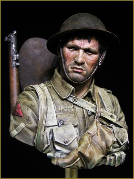 Young Miniatures YM1837 Fantassin britannique Somme 1916 1/10