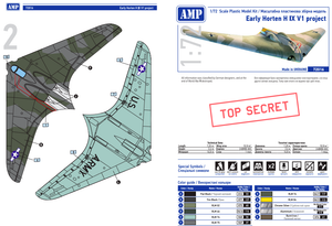 AMP 72017 Projet Horten H IX V1 (première version) avec BMW 003j 1/72 – image 4