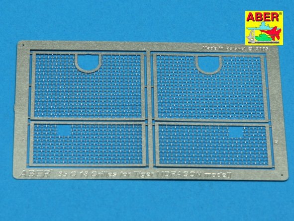 Aber 35G18 Grilles pour char allemand Sd.Kfz. 181 Tigre I (1/35)