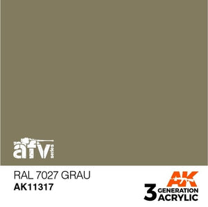 AK Interactive AK11317 RAL 7027 Gris 17ml