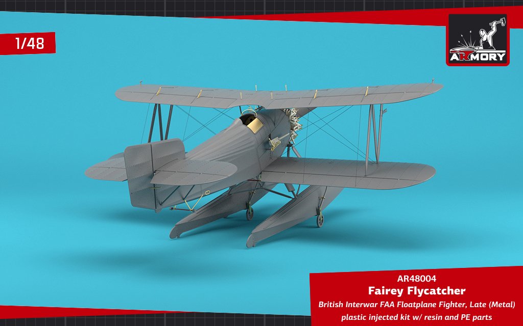 Armory Models 48004 Fairey Flycatcher, chasseur hydravion britannique FAA de l&amp;#39;entre-deux-guerres, version tardive (métal) 1/48 – image 17