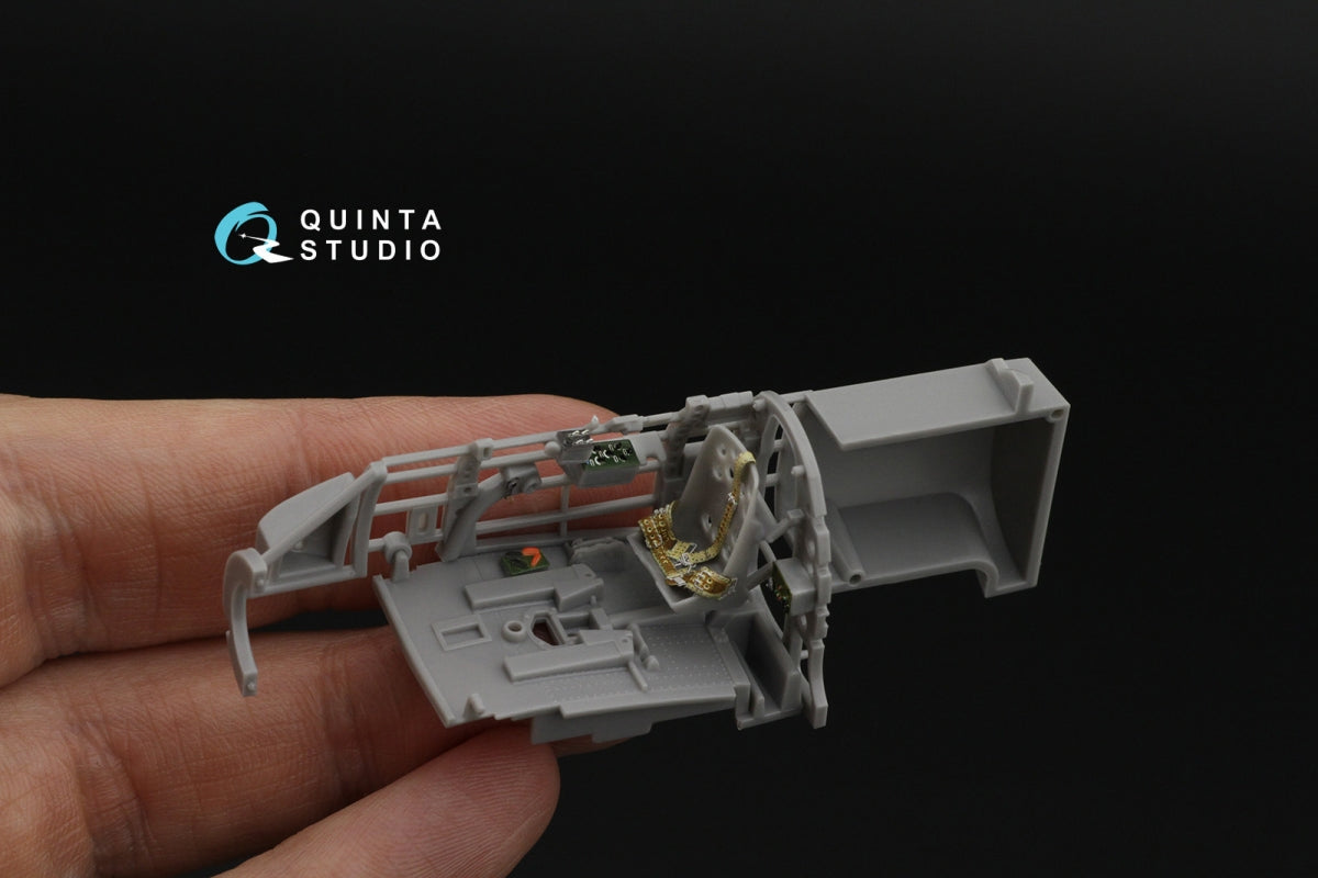 Quinta Studio QD48625 A6M5 Zero, Nakajima Prod. 3D-Printed &amp; coloured Interior on decal paper (Fine Molds) 1/48