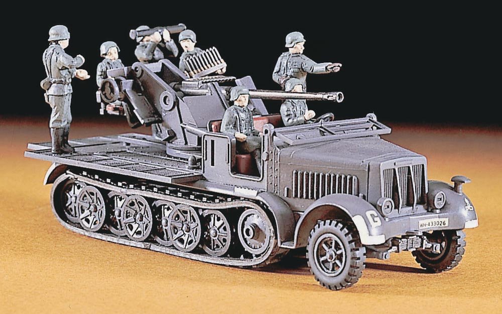 Hasegawa MT18 8 Ton Half Track 37mm AA 1/72 – image 2