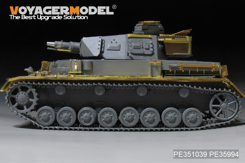 Maquette Voyager PE351039, char allemand Pz.Kpfw.IV Ausf.F1 « Vorpanzer » de base (version A sans munitions incluses) (pour Border BT-003), échelle 1/35 – immagine 2