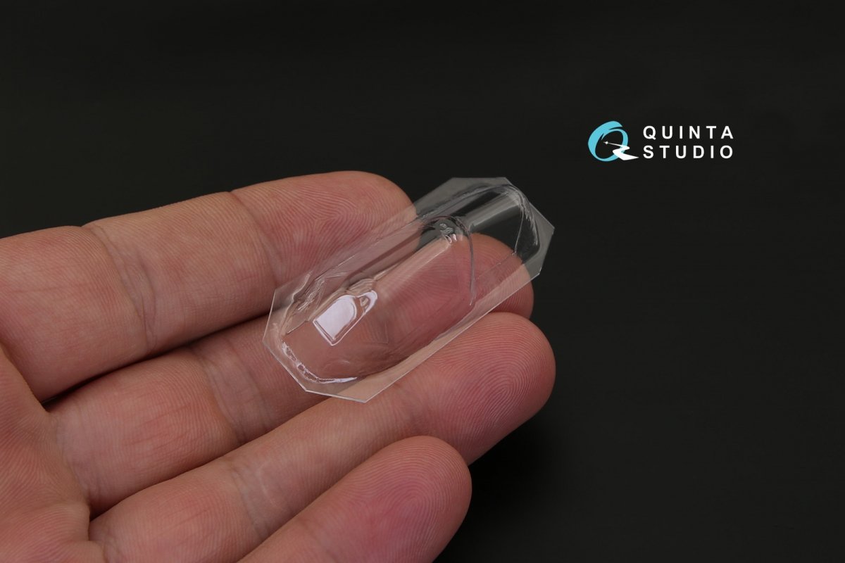 Verrière transparente thermoformée Quinta Studio QC48015 La-9/11 (pour kit ARK) 1/48 – image 4