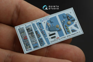 Intérieur imprimé en 3D et coloré sur papier décalcomanie Quinta Studio QD48233 Su-27SM (KittyHawk) 1/48 – image 4