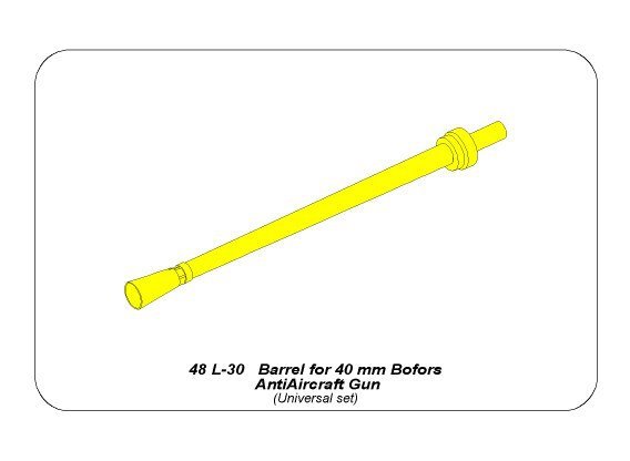 Canon Aber 48L-30 pour canon antiaérien Bofors de 40 mm (1/48) – immagine 8