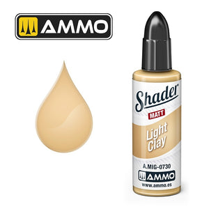 Munitions de Mig Jimenez A.MIG 0730 Light Clay Shader Matt