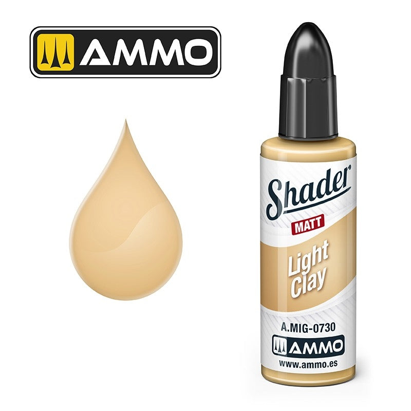 Munitions de Mig Jimenez A.MIG 0730 Light Clay Shader Matt