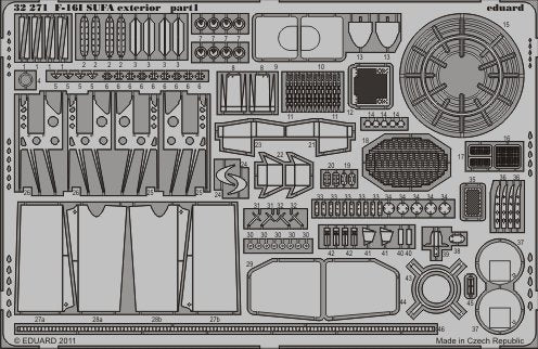 Eduard 32271 F-16I SUFA extérieur ACADEMY 1/32
