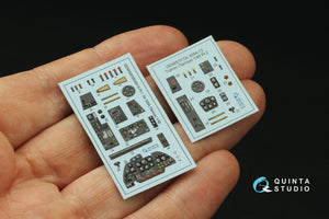 Intérieur imprimé en 3D et coloré sur papier décalcomanie Quinta Studio QD48515 Do 335A-12 Trainer (Tamiya) 1/48 – Bild 4