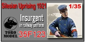 ToRo Modèle 35F123 Insurrection de Silésie 1921 Insurgé en uniforme de cheminot 1/35 – immagine 2