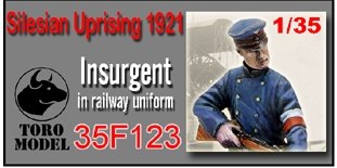 ToRo Modèle 35F123 Insurrection de Silésie 1921 Insurgé en uniforme de cheminot 1/35 – immagine 2