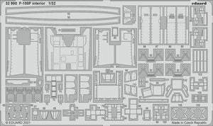 Intérieur Eduard 32980 F-100F pour TRUMPETER 1/32 – image 2