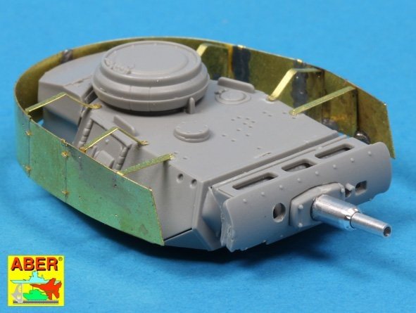 Aber 72A10 Osłony wieży do PzKpfw III / Turret skirts for PzKpfw III 1/72 – zdjęcie 3