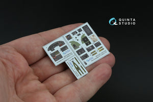 Intérieur coloré imprimé en 3D sur papier décalcomanie pour Avro Lancaster B.II (Airfix) - Quinta Studio QD72156 - Échelle 1/72 – image 4