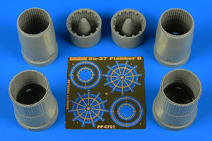 Buses d&amp;#39;échappement Aires 4751 Su-27 Flanker B 1/48 HOBBY BOSS