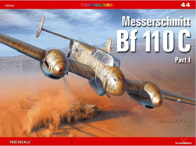 Kagero 15044 Messerschmitt Bf 110 C Partie I PL/EN