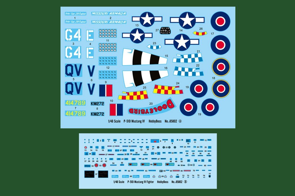 Hobby Boss 85802 P-51D Mustang 1/48 – Bild 3