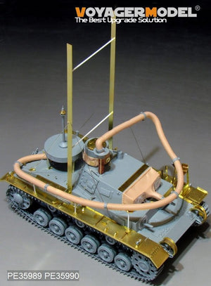 Maquette Voyager PE35989, char allemand Pz.KPfw.III (T)Ausf.F « Opération Seelowe » de la Seconde Guerre mondiale, pour DRAGON 6877/6717, échelle 1/35 – image 4
