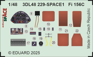 Eduard 3DL48229 Fi 156C SPACE TAMIYA 1/48 – Bild 4