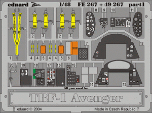 Eduard 49267 TBF-1 Miniatures précises au 1/48 – immagine 3