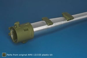 RB Model 35B126 French 155mm L/33 Barrel for French self-propelled howitzer AMX 13/155 Mk F3 dedicated to Heller kit (81151) 1/35 – zdjęcie 3