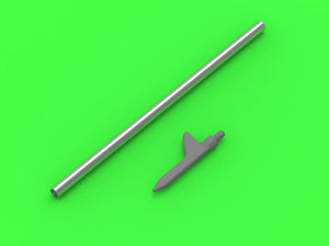 Tube Pitot américain Master AM-32-116 de la Seconde Guerre mondiale - Type « aileron de requin » (1 pièce) - utilisé sur les P-36, P-39, P-40, P-47, A-36, B-239, T-6, B-25 et bien d&amp;#39;autres - Échelle 1/32 – Bild 3