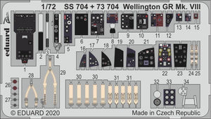Maquette Eduard 73704 Wellington GR Mk. VIII pour Airfix au 1/72