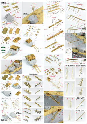 Pontos 35020F1 IJN Congo 1944 Ensemble de détail 1/350 – image 11