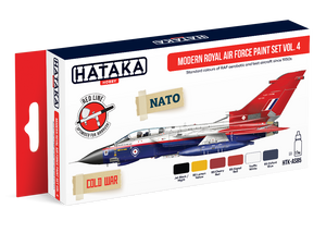 Hataka HTK-AS85 Ensemble de peinture moderne Royal Air Force vol. 4 6x17ml
