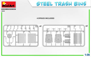 Miniart 35636 POUBELLES EN ACIER 1/35 – image 3