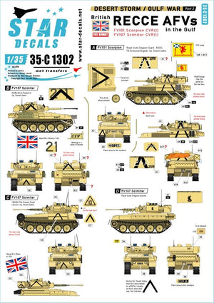 Star Decals 35-C1302 Tempête du désert 2 1/35