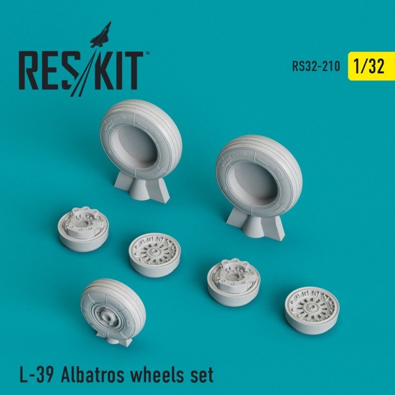 RESKIT RS32-0210 Jeu de roues L-39 Albatros 1/32