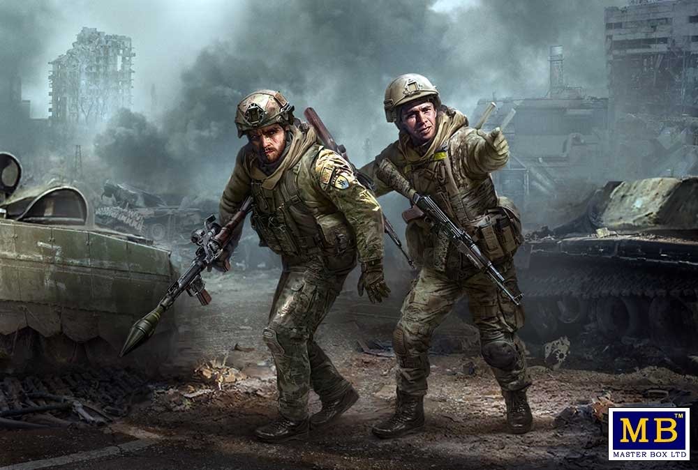 Master Box 35224 Régiment Azov, Défense de Marioupol, mars 2022 1/35