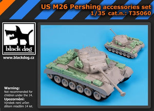 Ensemble d&amp;#39;accessoires Black Dog T35060 US M-26 Pershing au 1/35