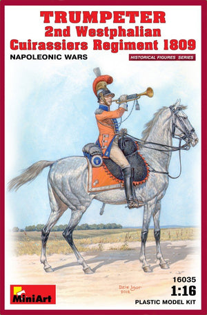MiniArt 16035 TRUMPETER 2e régiment de cuirassiers westphaliens 1809 Guerres napoléoniennes 1/16