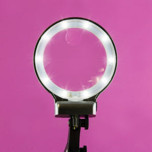 Poste de travail Modelcraft PCL2400 avec bras articulés et loupe LED – immagine 4