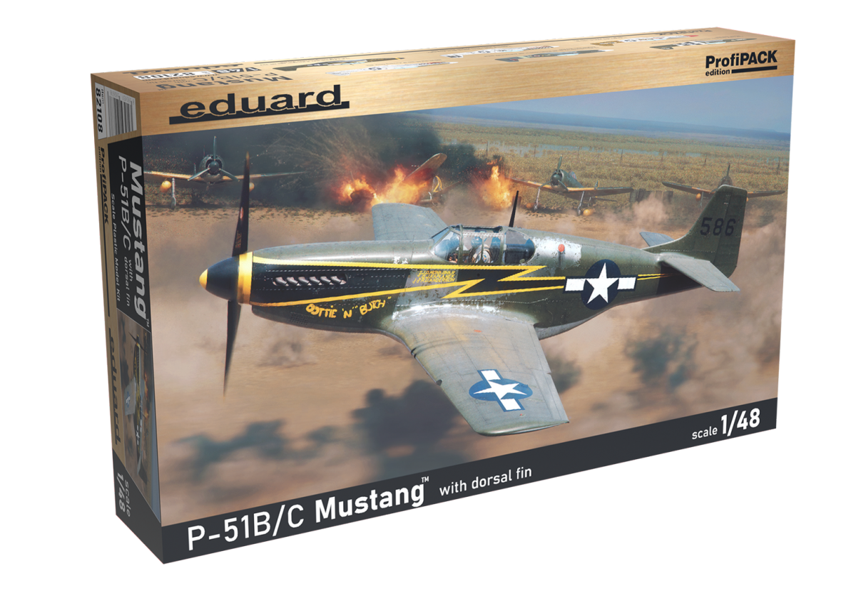 Eduard 82108 P-51B/C Mustang avec aileron dorsal 1/48