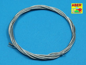 Câbles de remorquage en acier inoxydable Aber TCS13, 1,3 mm, 1 m de long