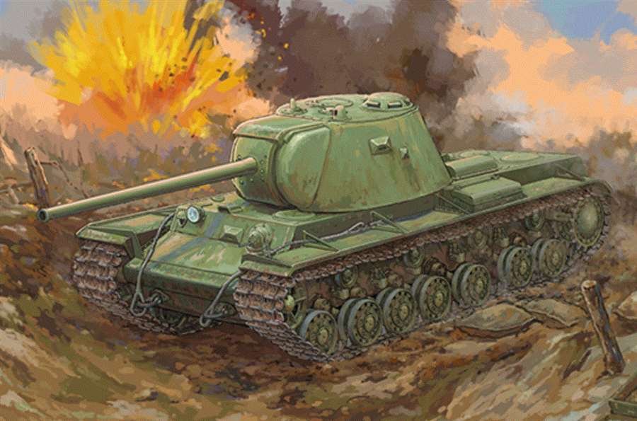Trumpeter 09544 Char lourd russe KV-3 1/35 