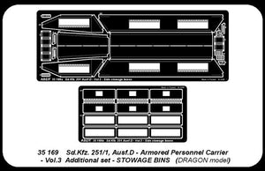Aber 35169 SD.Kfz. 251/1 Ausf. Cosses latérales D partie 3 (DRA) (1/35) – image 4