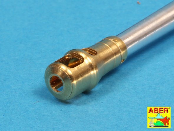 Aber 35L-036n German 7,5cmKwK42L/70 gun barrel with muzzle brake for Panther Ausf. G Late 1/35 – zdjęcie 7