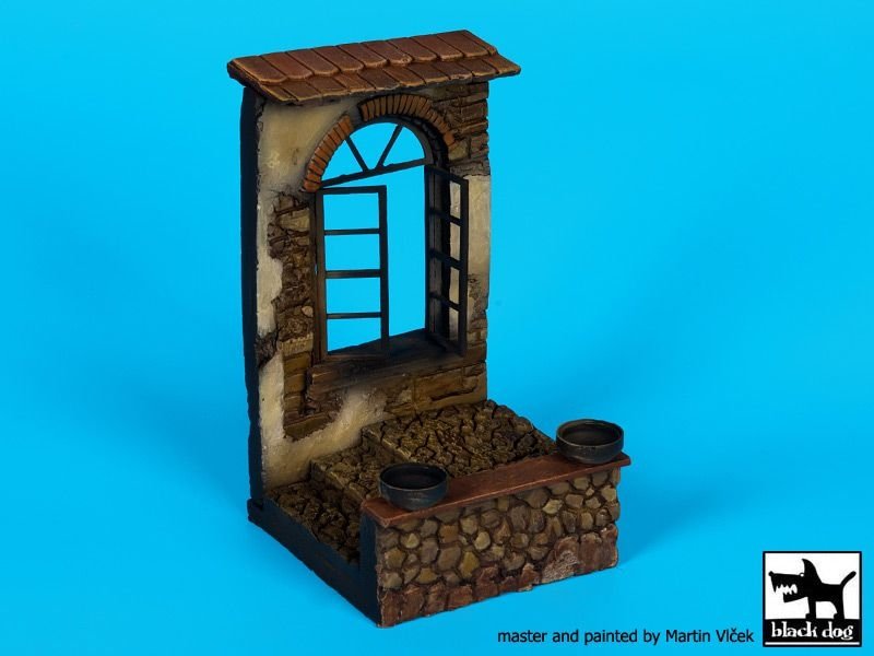 Socle de fenêtre de maison Black Dog D35067 1/35 – imagen 4