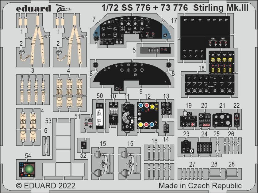 Eduard BIG72172 Stirling Mk. III ADVANCED ITALERI 1/72 – Bild 3