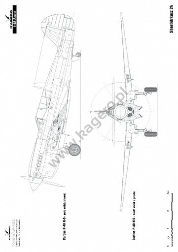 Kagero 7037 Curtiss P-40 F,K,L,M,N models EN/PL – zdjęcie 2