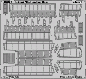 Eduard 48877 Defiant Mk. et volets d&amp;#39;atterrissage 1/48 AIRFIX