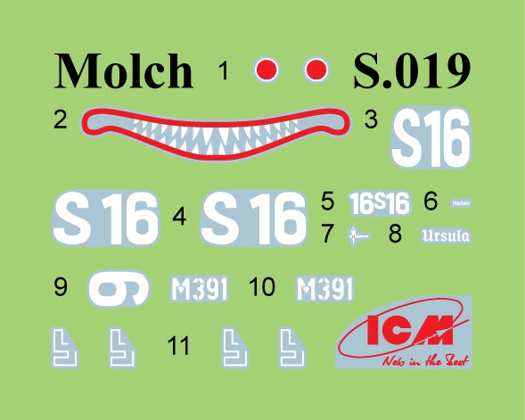 Sous-marins miniatures ICM S020 K-Verbande 1/72 – Bild 4