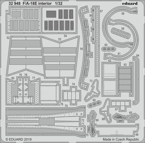 Eduard 32948 F/ A-18E interior 1/32 REVELL – zdjęcie 2